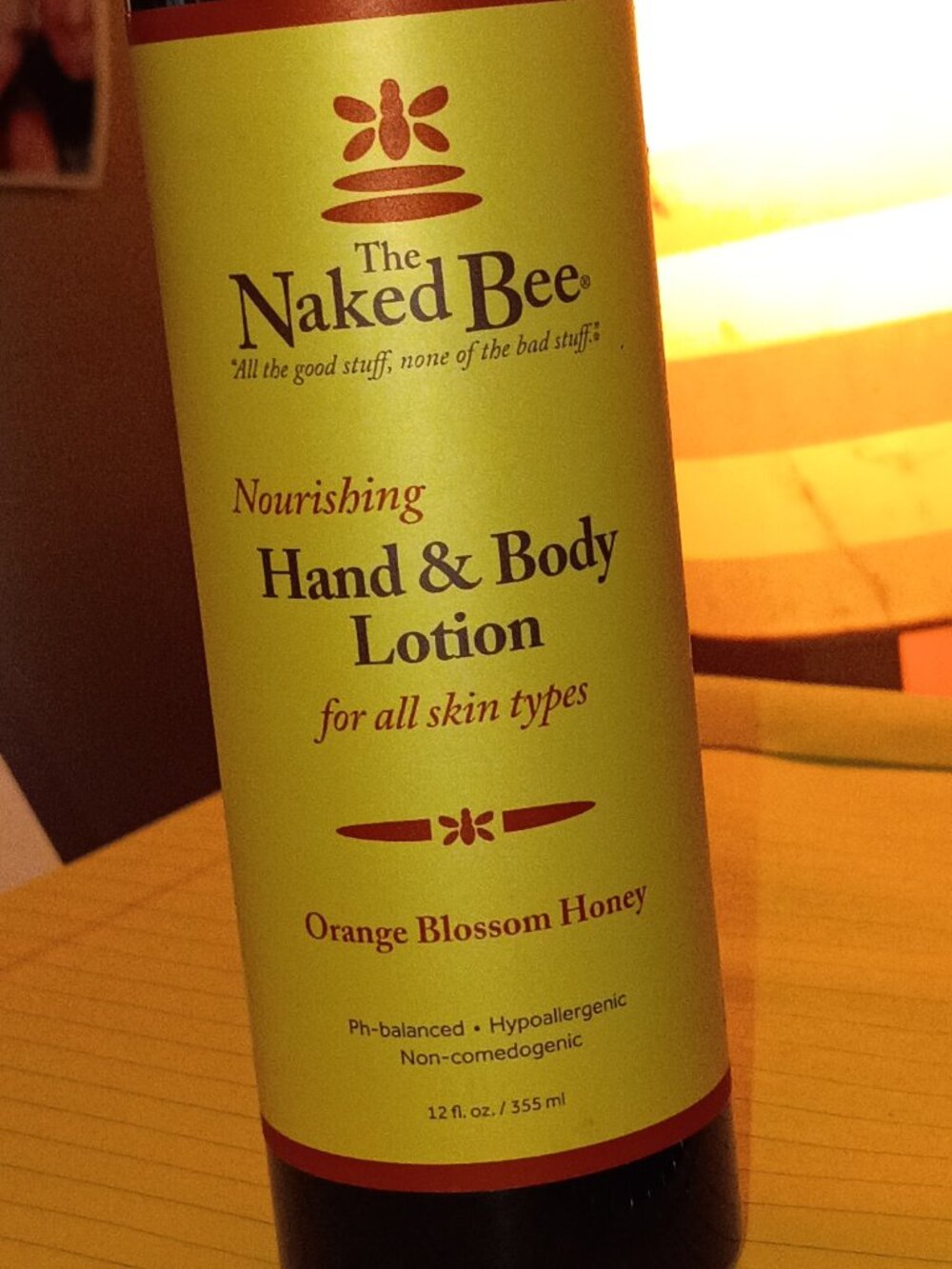 12oz Orange Blossom Honey Hand and Body Lotion The Naked Bee